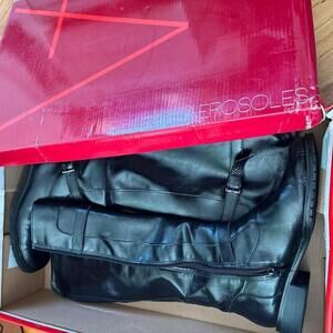 Black Aerosoles Boots No D 246